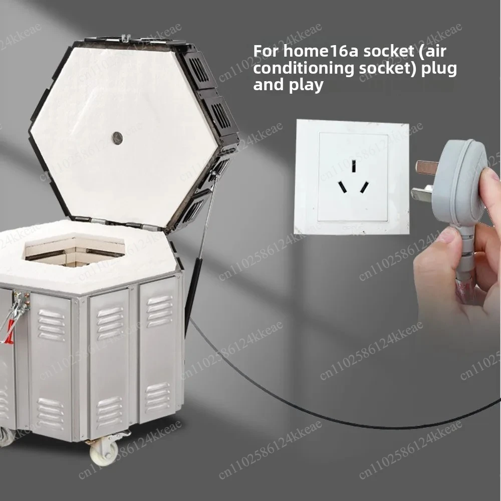 Electric kiln Medium and high temperature ceramic furnace 1300 degrees Low power ceramic furnace Equipment is intelligent