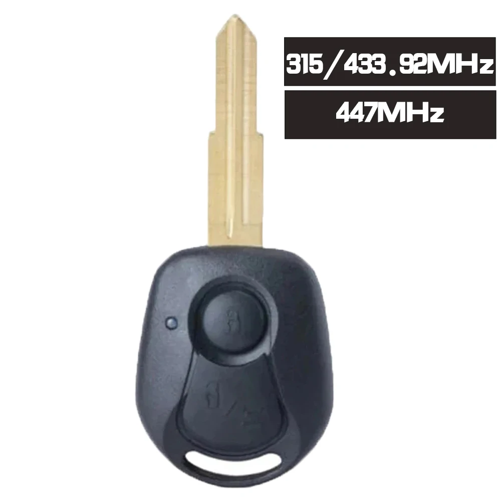 

KEYECU for Ssangyong Actyon Kyron Rexton Remote Control Car Key With 2 Buttons 315MHz 433.92MHz 447MHz 4D60 Chip Fob