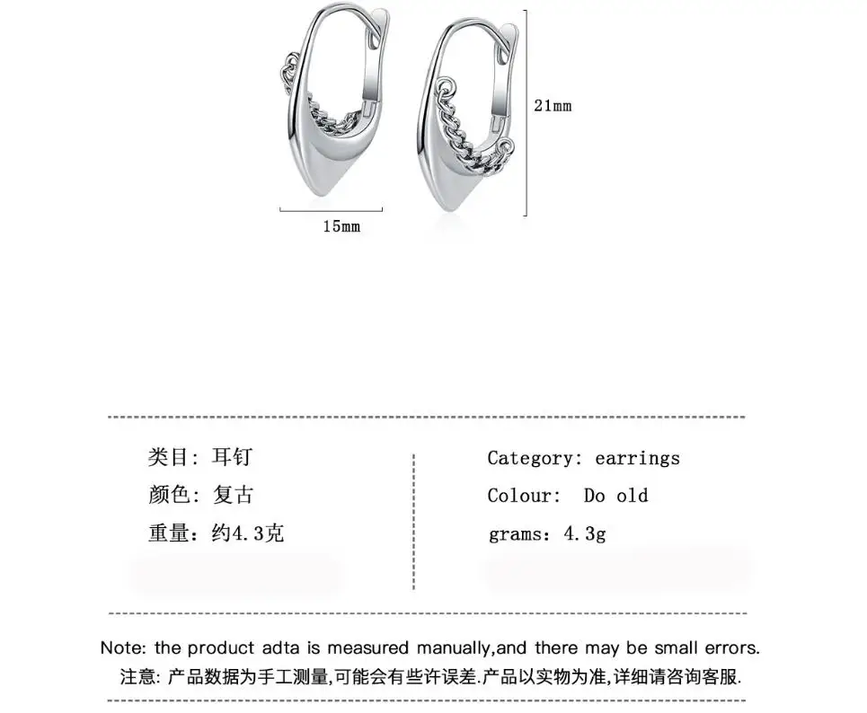 Line Hoop Earrings For Women Korean Wedding Party Jewelry Gift Female Pendientes 2026 Original 925 Sterling Silver Texture Love