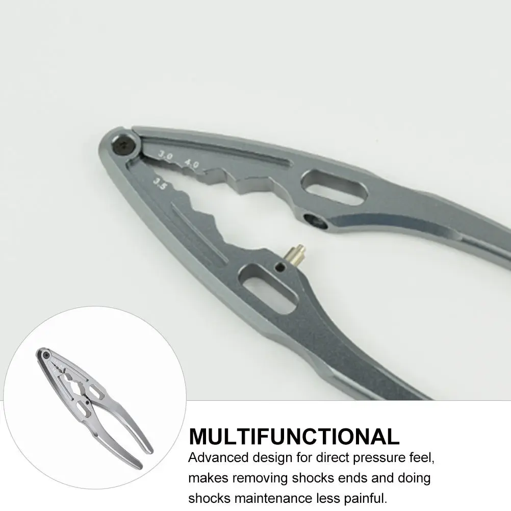 

1pcs Aluminum Alloy Clamp Multi-Function Shock Absorber Plier Ball Head Removal Tool For Rc Car Shocks Maintenance Repair Tool