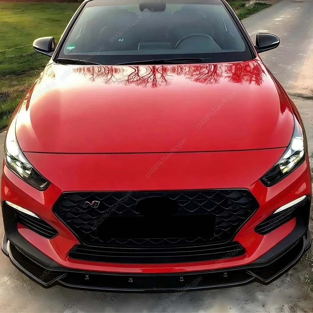 For Hyundai I30N MK3 2017-2019 MK3.5 2020-2023 Front Bumper Spoiler Lip Diffuser Lower Splitter Protector Guard Body Kits Tuning