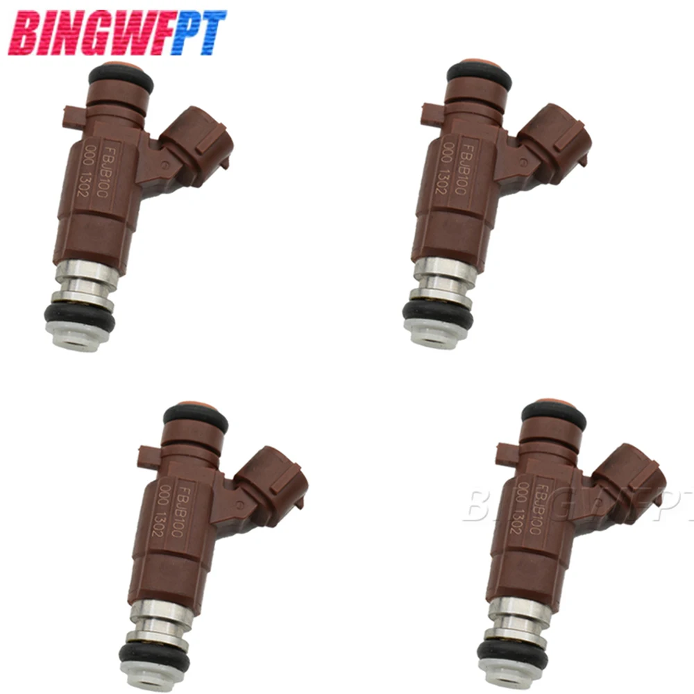 

4x Fuel Injectors FOR Nissan N16 D22 SUPER SALOON Pickup Teana QG18DE QG16DE QG13DE 1.8L 1.6L 1.3L L4 OE# 16600-5L300 FBJB100