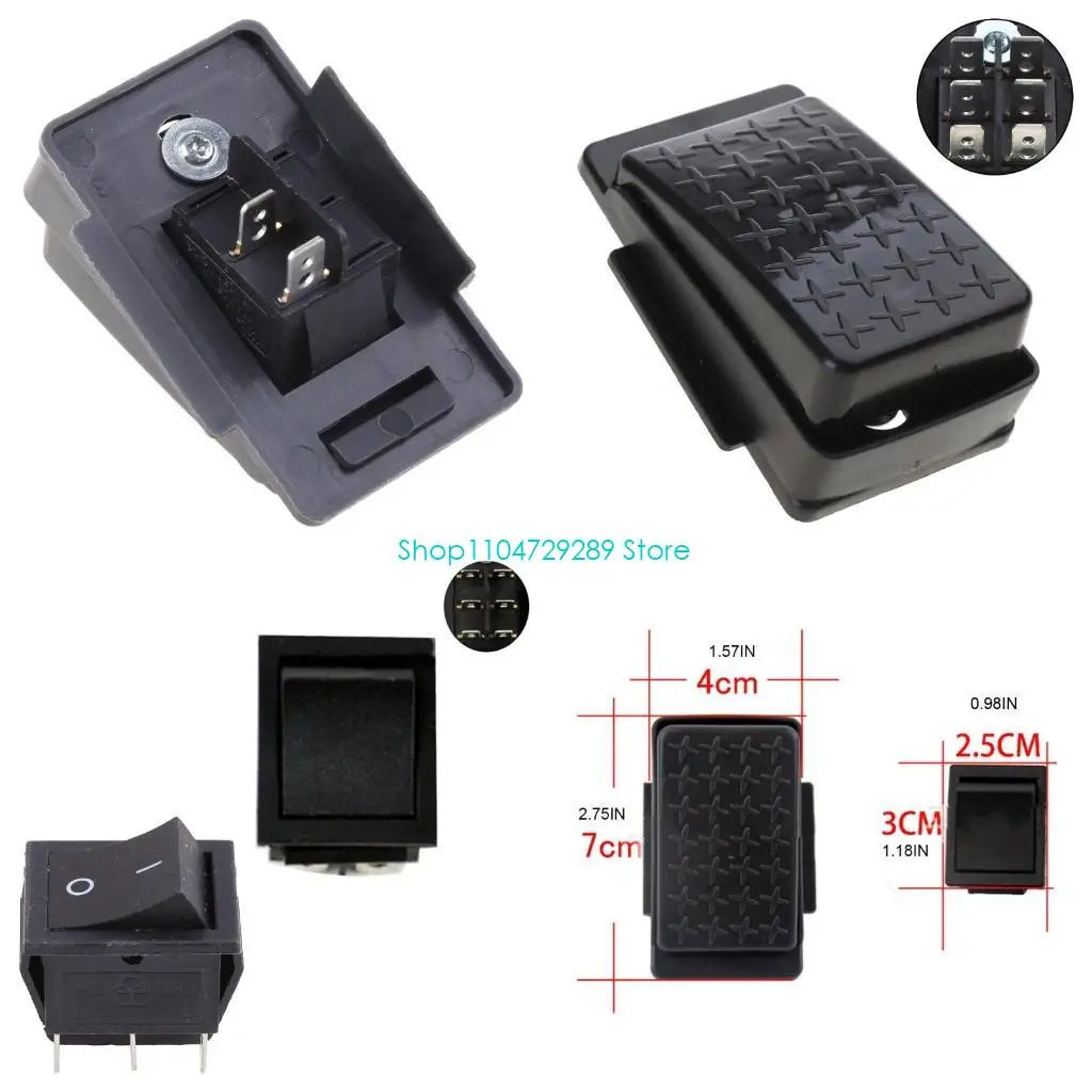 D8KE 12Volt 6Volt Accelerator Foot Pedal Reset Control Switch Suitable for Children's Electric Riding Replacement Parts