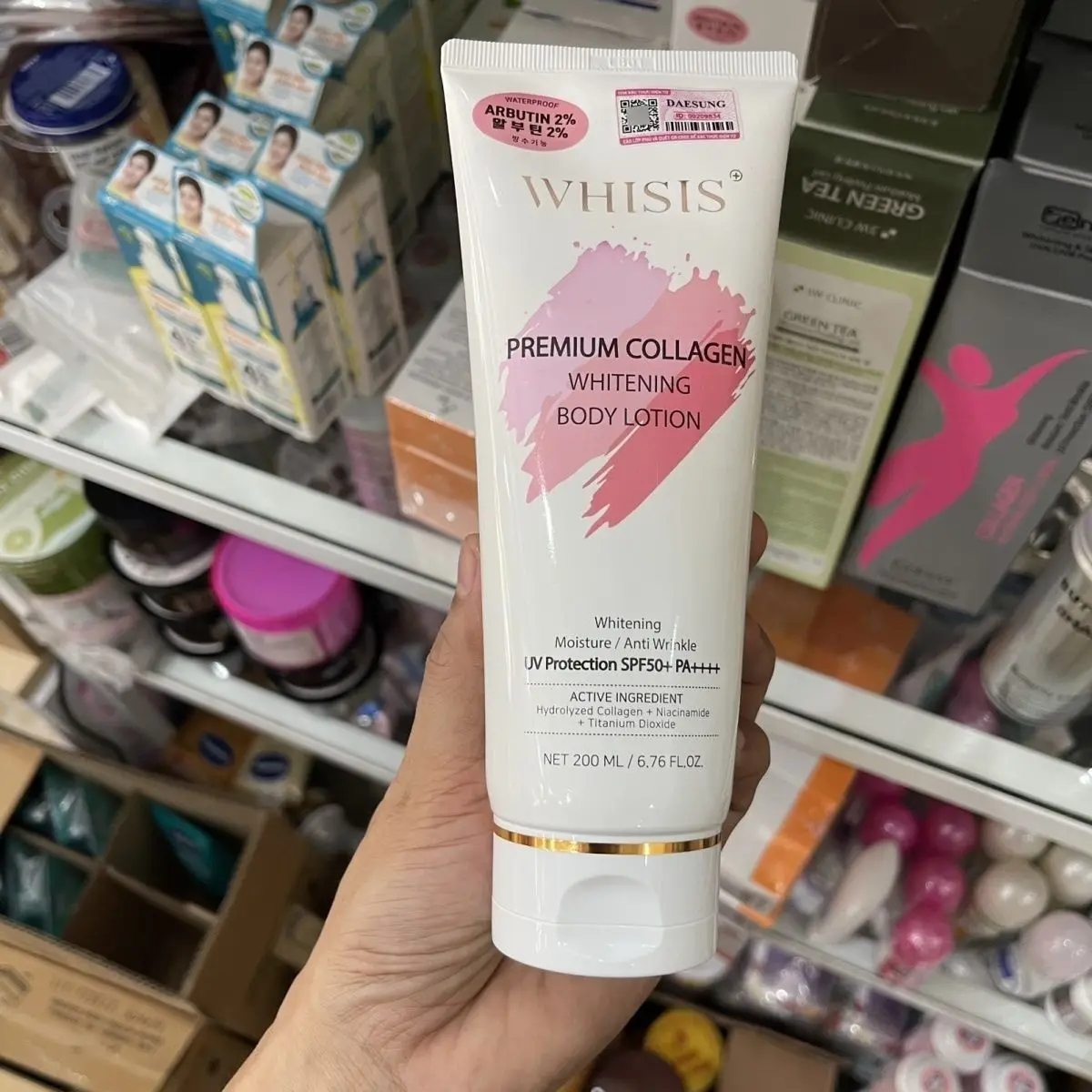 Vietnamese Body lotion Kem Body Trang Da Whisis Chong Nang 200ml