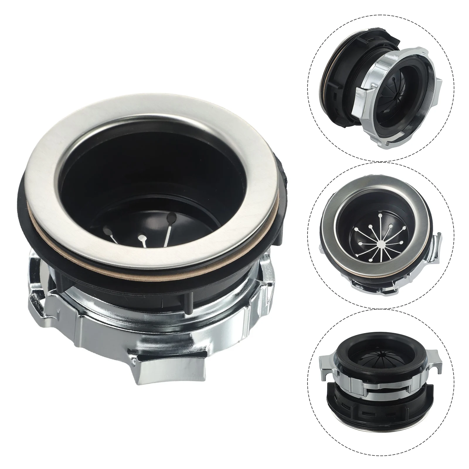 Waste Disposer Parts Disposer Accessory 11 X 6.5 Cm / 4.3 X 2.6 In Disposer Parts Flange Drain Garbage Disposal Brand New