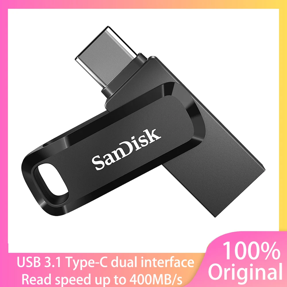 OTG Type-C  Dual Drive Pen Drive with USB 3.1 Pendrive 64GB 128GB 256GB U Stick Smartphone Laptop