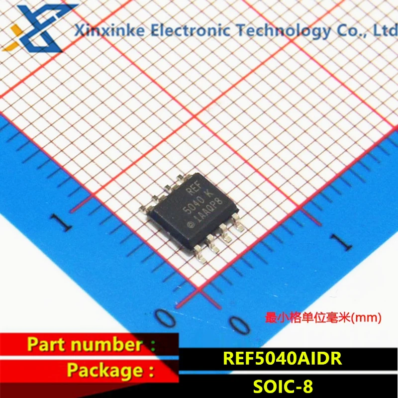 

REF5040AIDR REF5040 SOIC-8 Voltage References Lo Noise Very Low Drift Prec VLTG REF Power Management ICs