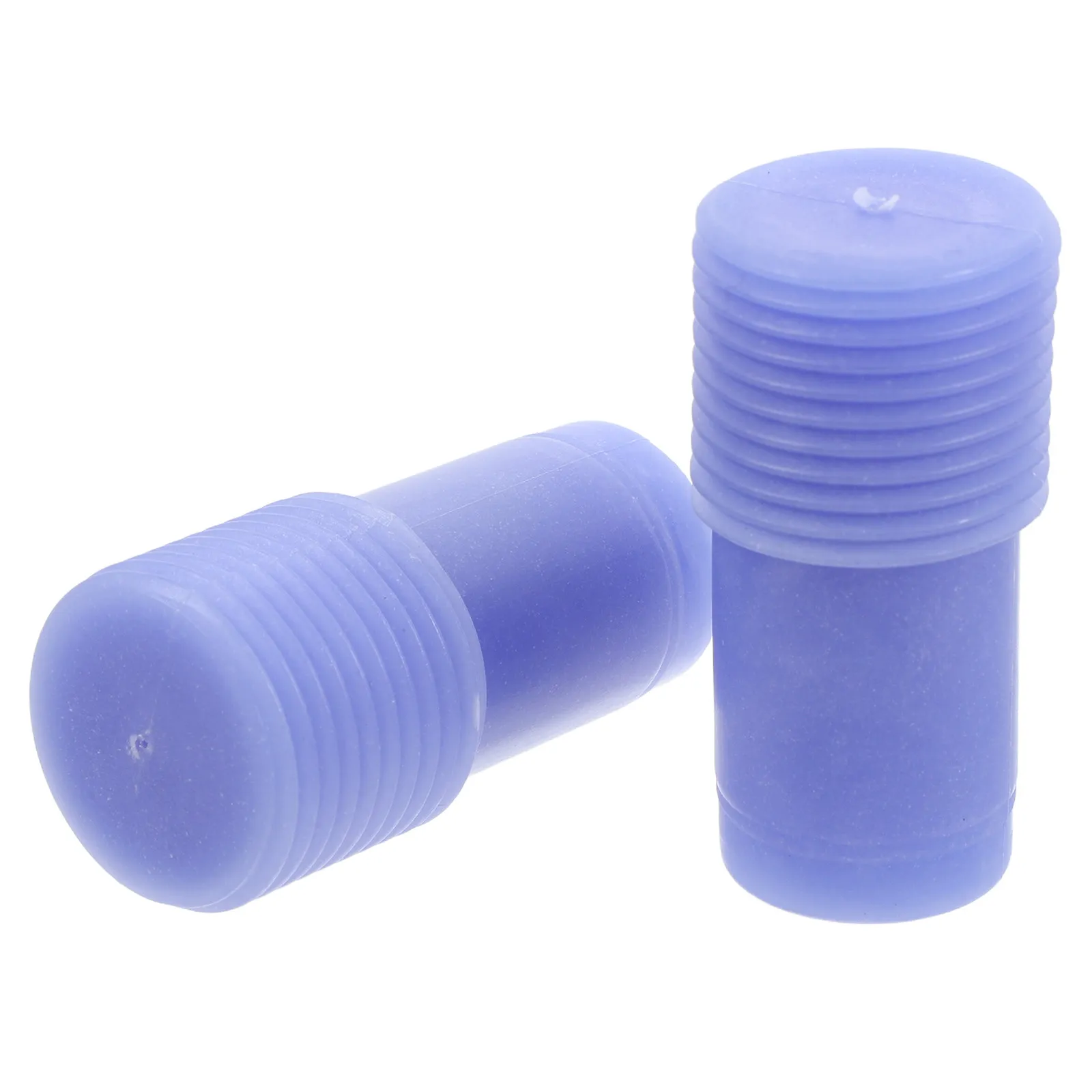 2Pcs 22Mm Threaded Pole End Adapter for Straight Telescopic Rods Mop Broom Brush Handles Heavy Duty Plastic Handle Tip
