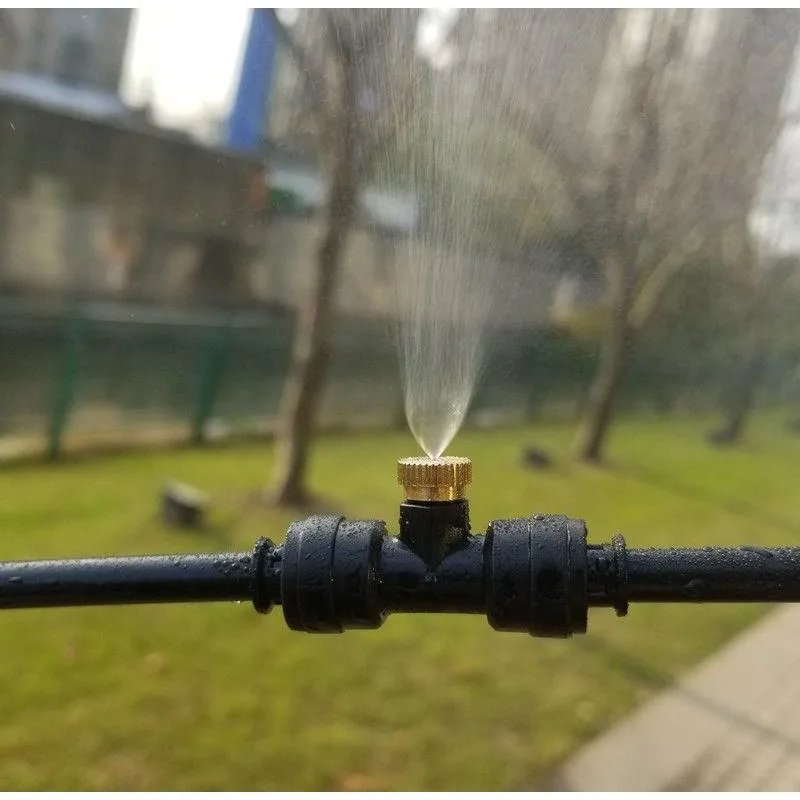 Low Pressure Garden Misting Cooling System Dust Removal Humidification Micro Irrigation Setup Trampoline Cooling Misting Kit