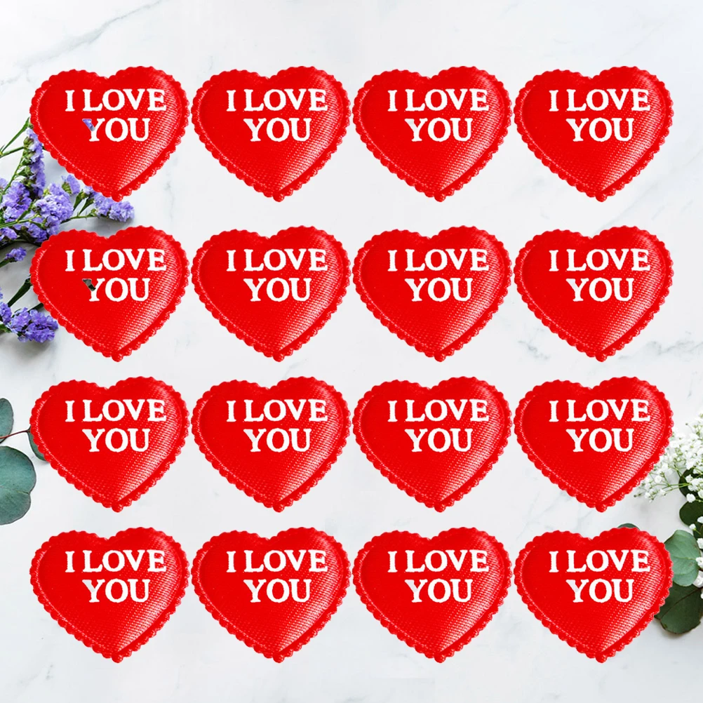 

200pcs Decor Cloth Petals Heart Petals Confetti White Cloth Heart Confetti Reusable Valentine Engagement Party