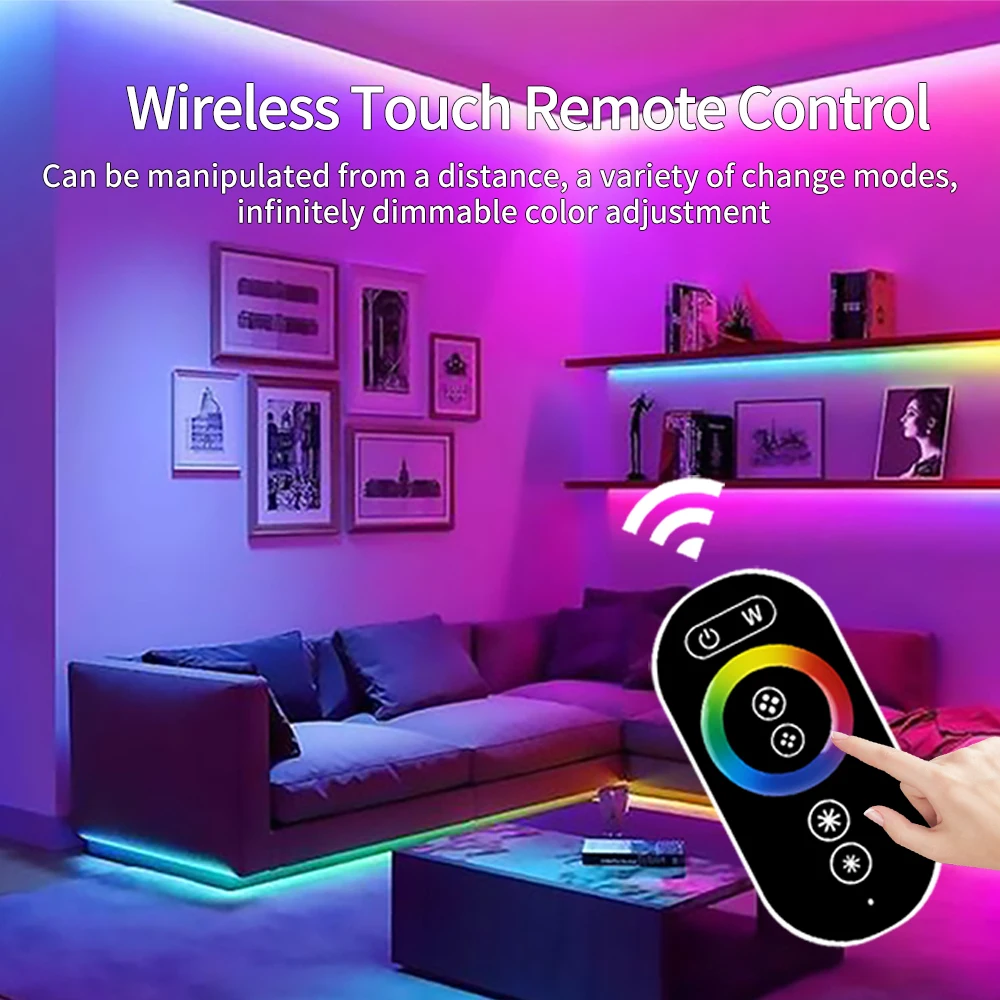 Small lron shell Controller TouchRemote Control indicator Dc5-24V 30A6Key Single Light Cct Rgb smd cob stripDimmer Controller