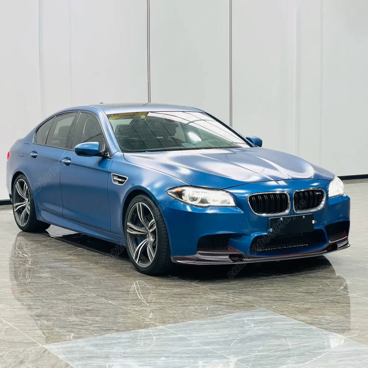 For BMW 5 Series F10 M5 2012 2013 2014 2015 2016 Automobile Front Bumper Splash Lip Splitter Lip Splitter Body Modification Kit view 5