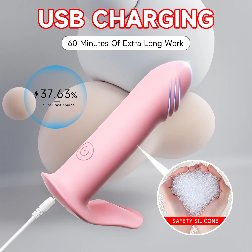 Mini Wearable APP Bluetooth Controll Dildo Vibrator Clitoral Vaginal Massage G Spot Stimulator 10 Modes Sex Toys for Adult Women