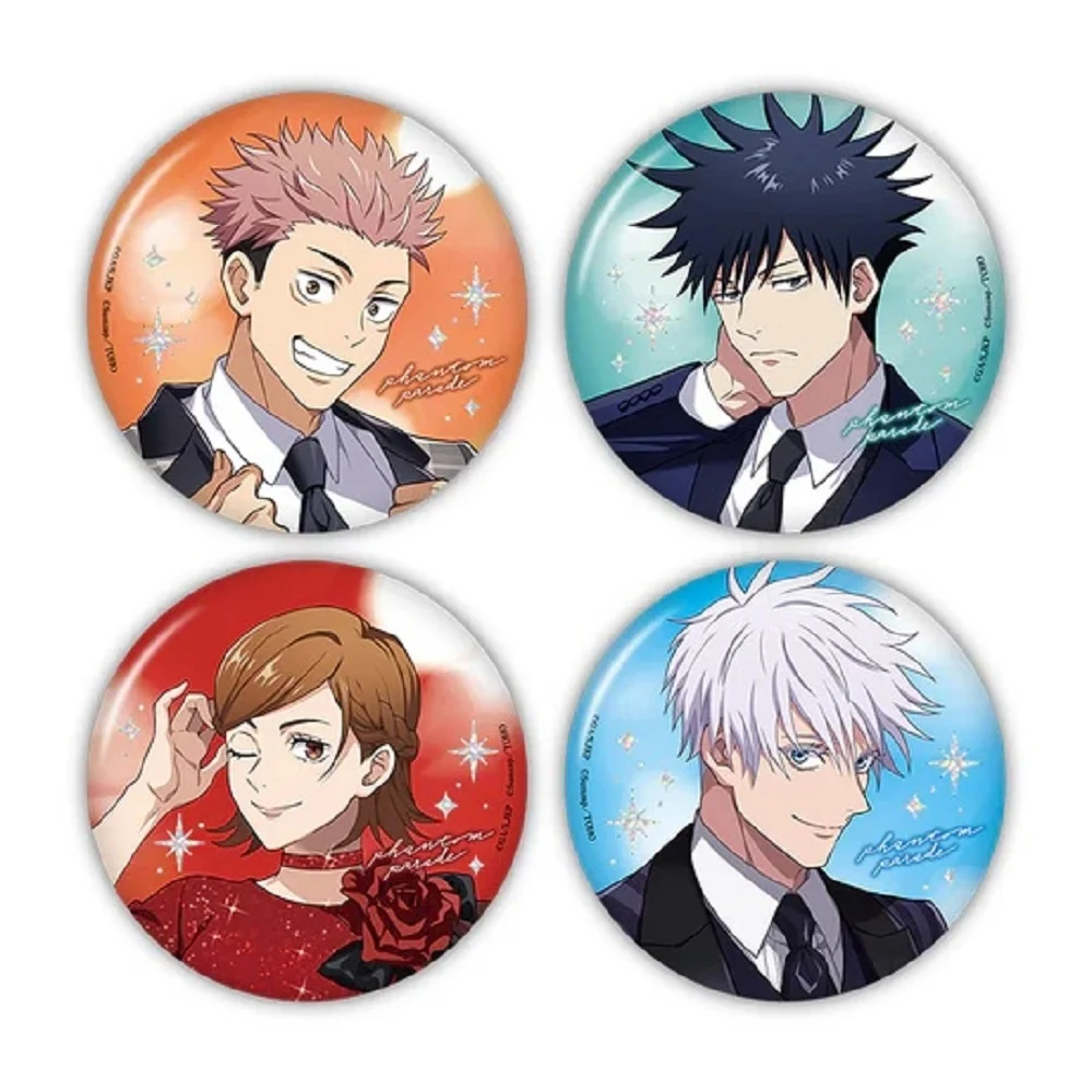 Jujutsu Kaisen Phantom Parade 2nd Anniversary Badge Anime Keychain Yuji Itadori Suit Cosplay Itabag Collection