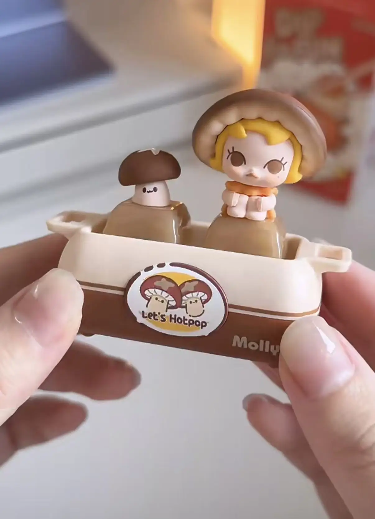 POP MART POP BEAN DIP FOR FUN Series Stress Relief Hotpot Keycap Mystery Box Genuine Blind Box Guess Toys Bag Ornament Figurines
