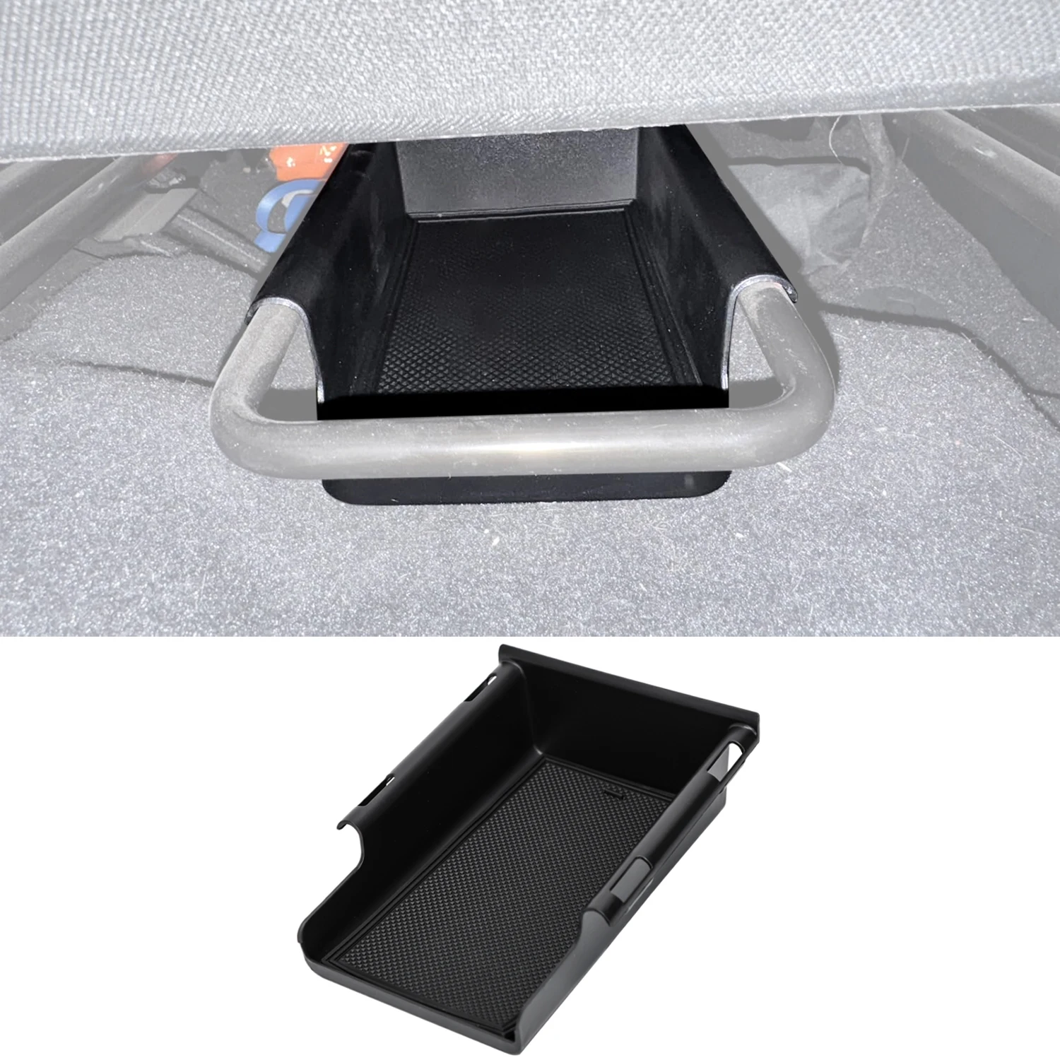 

Car Under Seat Organizer Storage Box Tray for Jeep Wrangler JL Gladiator JT 2018 2019-2025 Stowing Tidying Interior Accessories