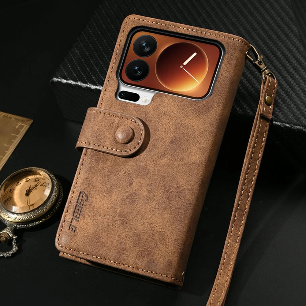 حافظة فاخرة لهاتف Xiaomi 15T Pro 17 ProMax 5G 8-Card Wallet Book Funda Xiaomi 17 Pro Max 15 Ultra 14 T 14T 13T غطاء جلدي RFID #4