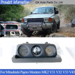 CAPQX New Altimeter Inclinometer Central Display For Mitsubishi Pajero Montero MK2 V31 V32 V33 Vice central control instrument