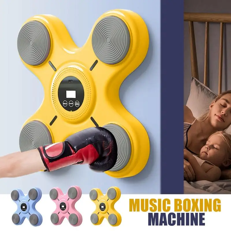 Music Boxing Machine Boxing Wall Mount Machine Music Boxing Target For Adults Kids Workout Equipment For Fitness Stress Relief