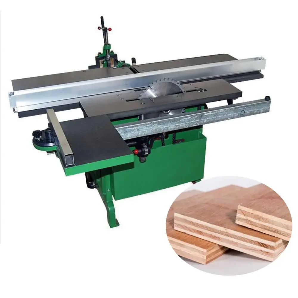 

Multifunctional three-in-one woodworking press planer 150/200/300 type bench planer Furniture factory Board processing