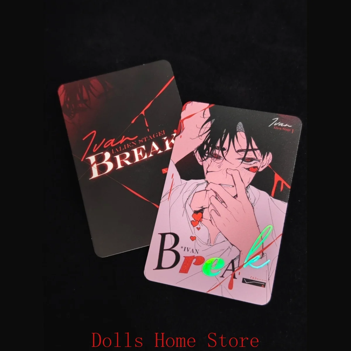 

Игра Alien Stage Ivan, значок для косплея, булавка, Itabag, брошь на пуговицах, двусторонняя маленькая карточка, прозрачная карта, коллекция открыток