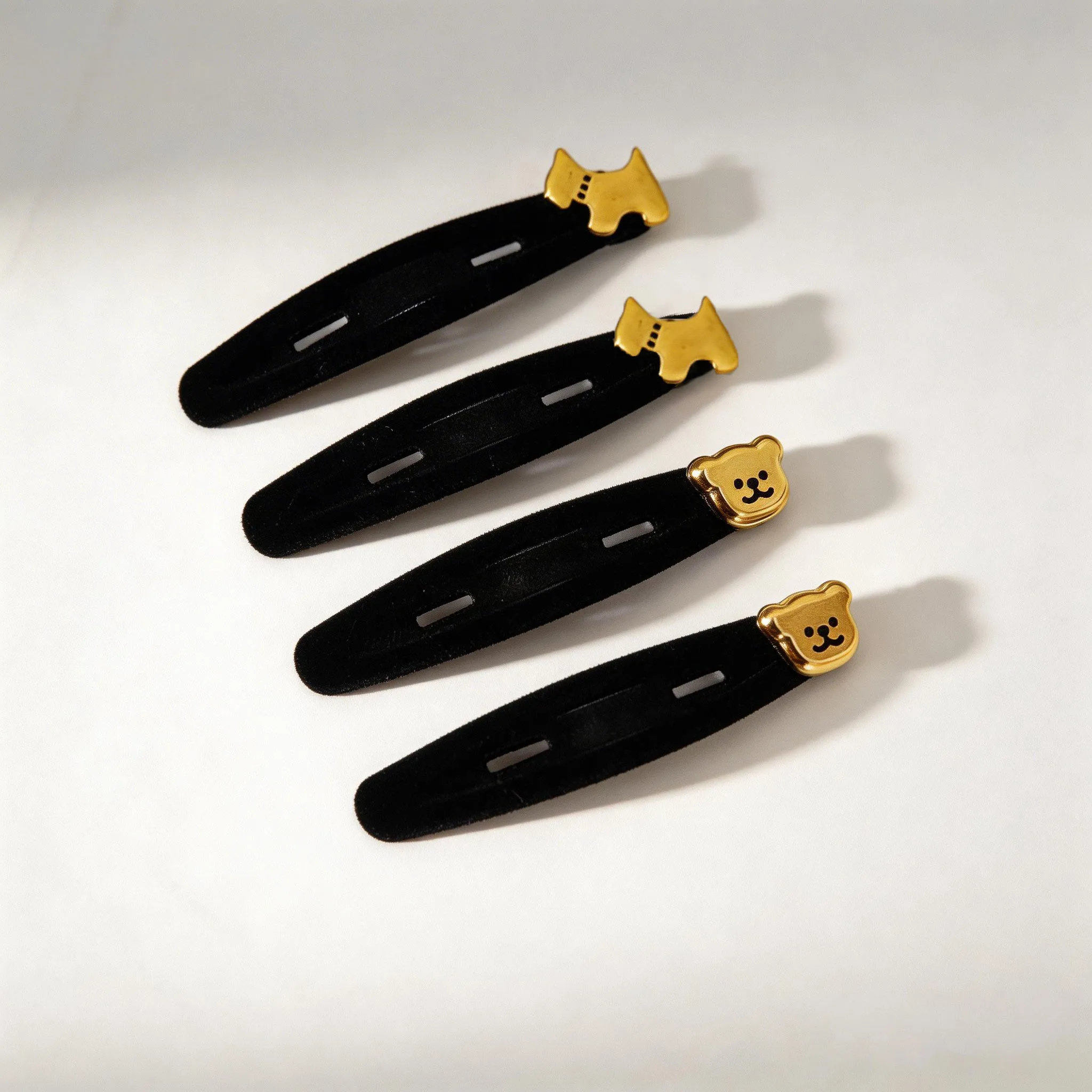 

2pc European and American Cute Classic Velvet BB Hairpin Hair Side Clips for Girls Women Korean Hair Accessories