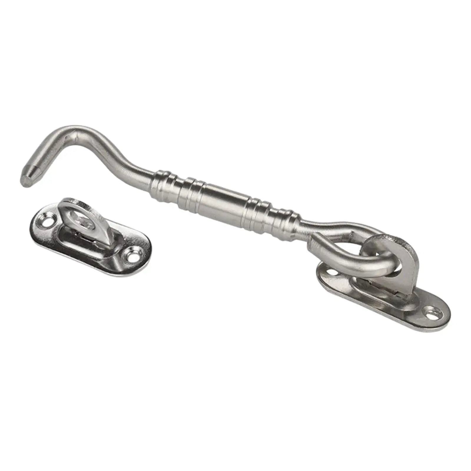 Locking Look Hinge Screen Closet Hook Eye Closure Safety Set Barn Door Handles Secure for Automatic Steel Door and Cabinets