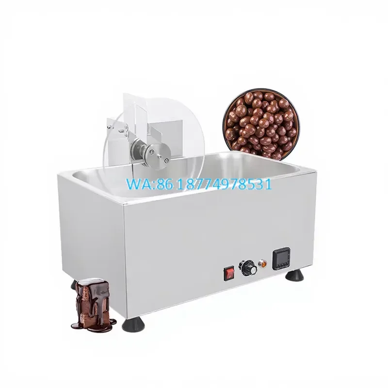 Wmwmnu for 6L-14L Commercial Stainless Steel Chocolate Melting Pot Chocolate Tempering With Auto Rotating
