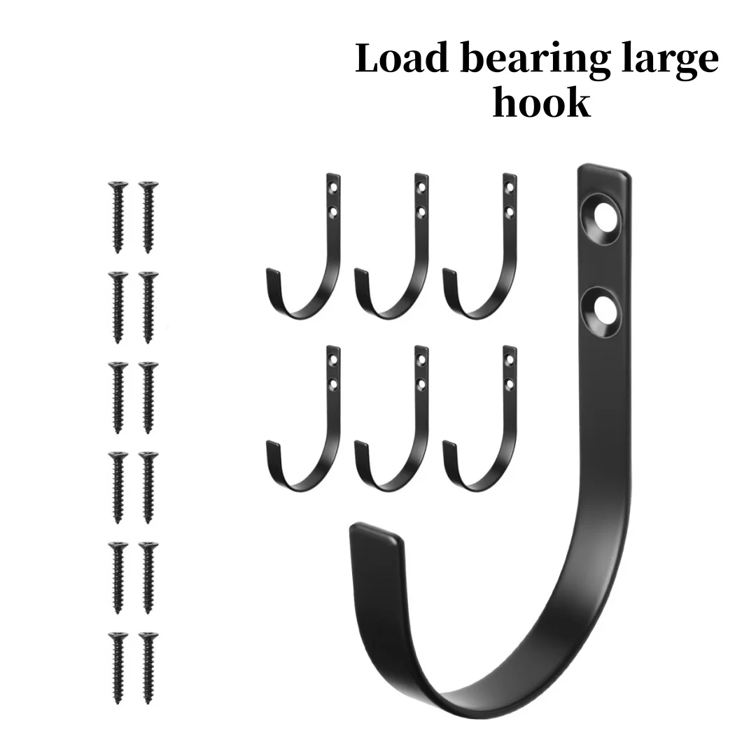 Wall mounted coat hooks, heavy-duty hooks used for hanging jackets, backpacks, keys, hats, hooks used for walls and doors