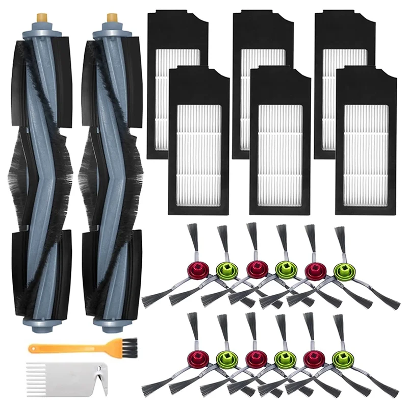 Acessórios para Ecovacs Deebot X1 Omni / X1 Turbo / X1 e X1 Plus Aspirador de pó Filtro de escova principal - A19G