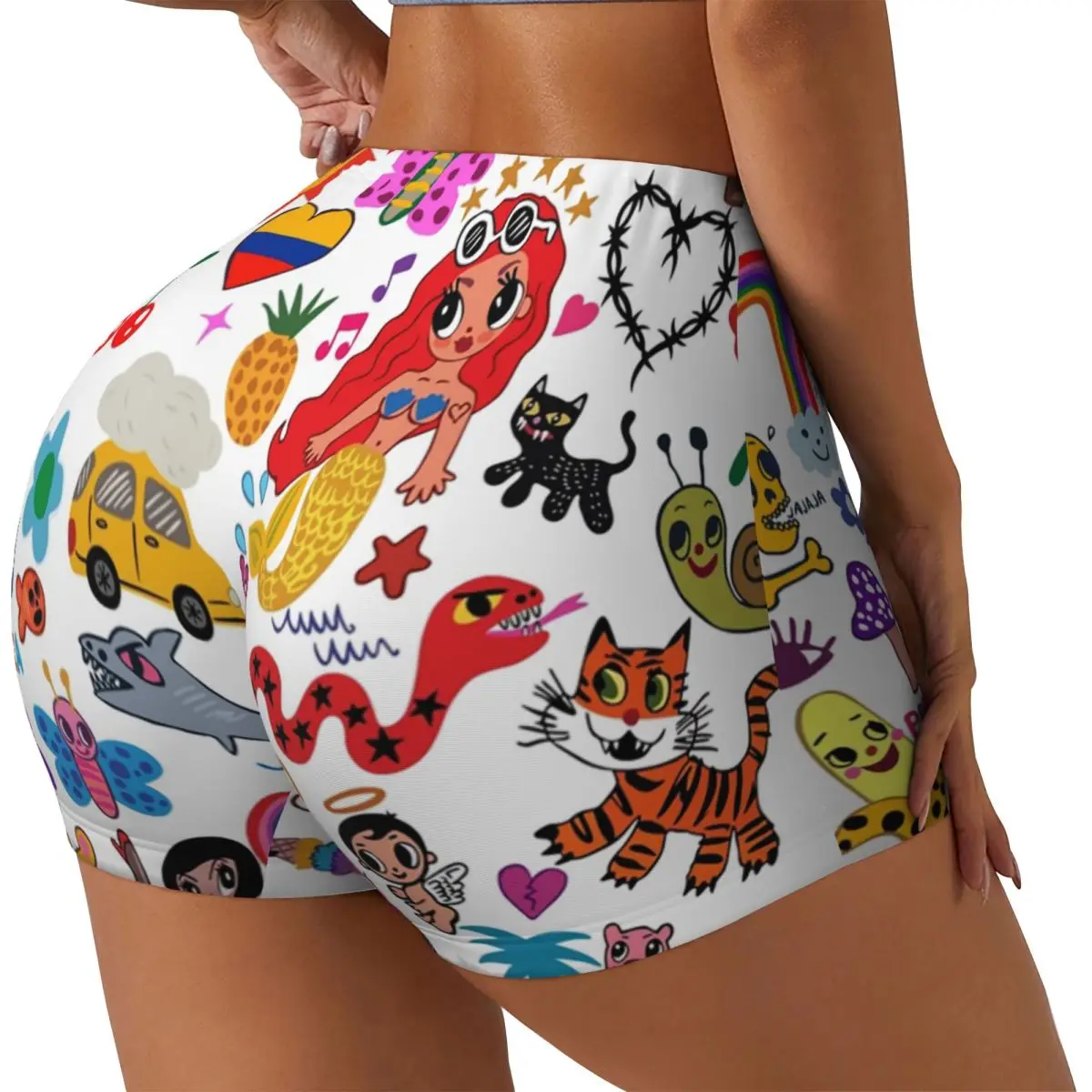 Custom Manana Sera Bonito Colombian Music Singer Karol G Workout Shorts Women Gym Volleyball Running Yoga Shorts