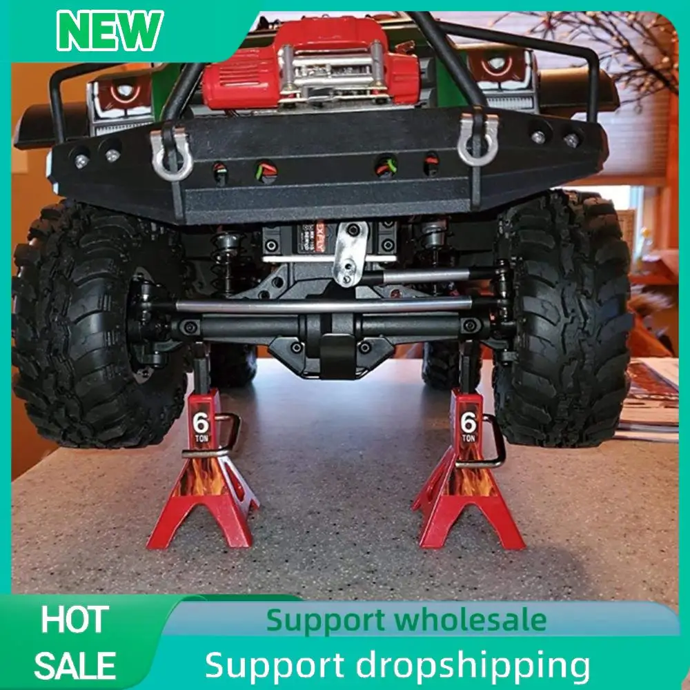 

Solid RC Jack Stands,2Pcs 6 Ton RC Car Scale Jack Stands For Axial SCX10 Wraith TRX4 D90 CC01 RC Quick Release Jack Stands