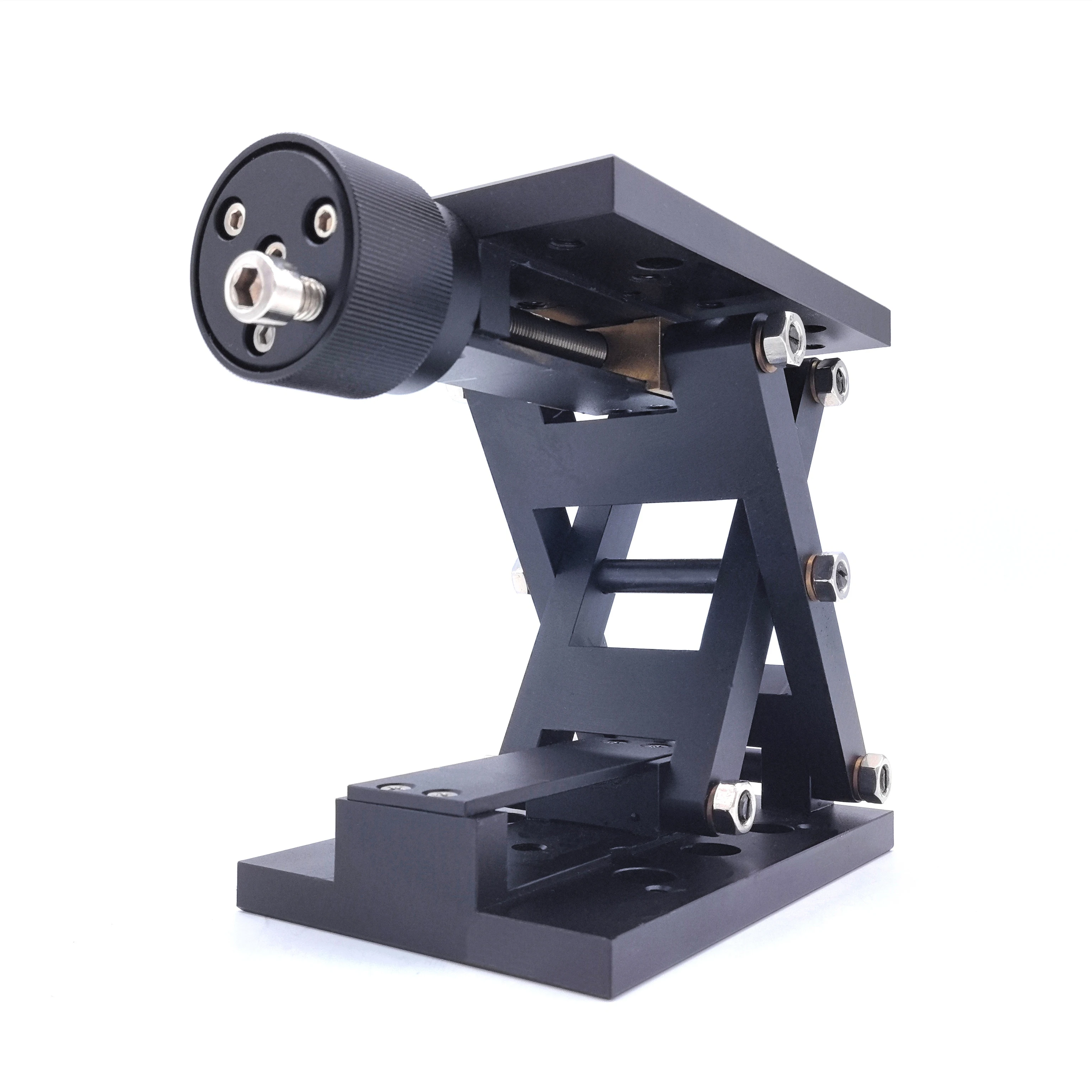 XmsjHigh Precisely Measurement Drive Mode Hand Wheel With Find Threaded Rail Manual Vertical Positioning Stage