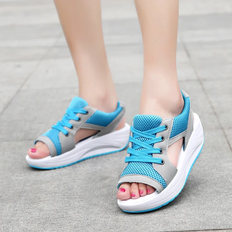 

Women Sandals 2023 New Lady Platform Chunky Sandals Comfortable Women's Sandals Open Toe Casual Summer Sports Shoes