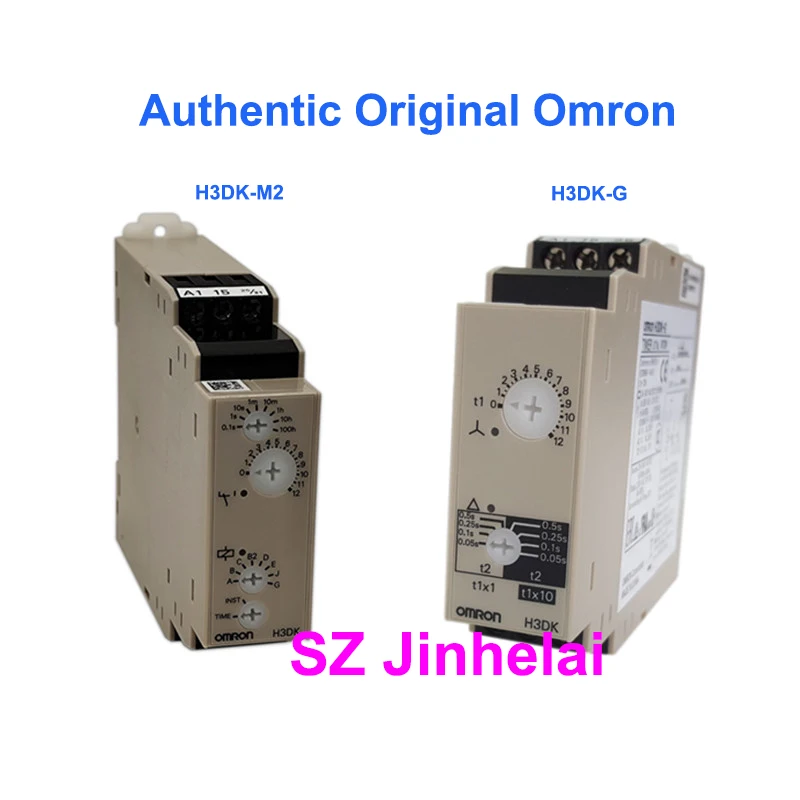 Omron H3DK-M1 M2 S1 S2 F G Authentic Original DIN Track-mounted 22.5-mm-width Standard Solid State Time Relay