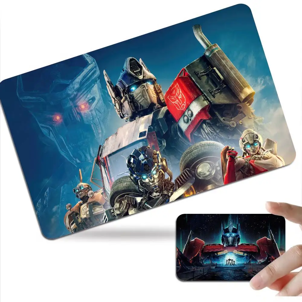 Cool Movie T-Transformers Credit Card Skin Stickers for VISA Bank Card Transportation Card Waterproof Sticker Anti-scratch Gift