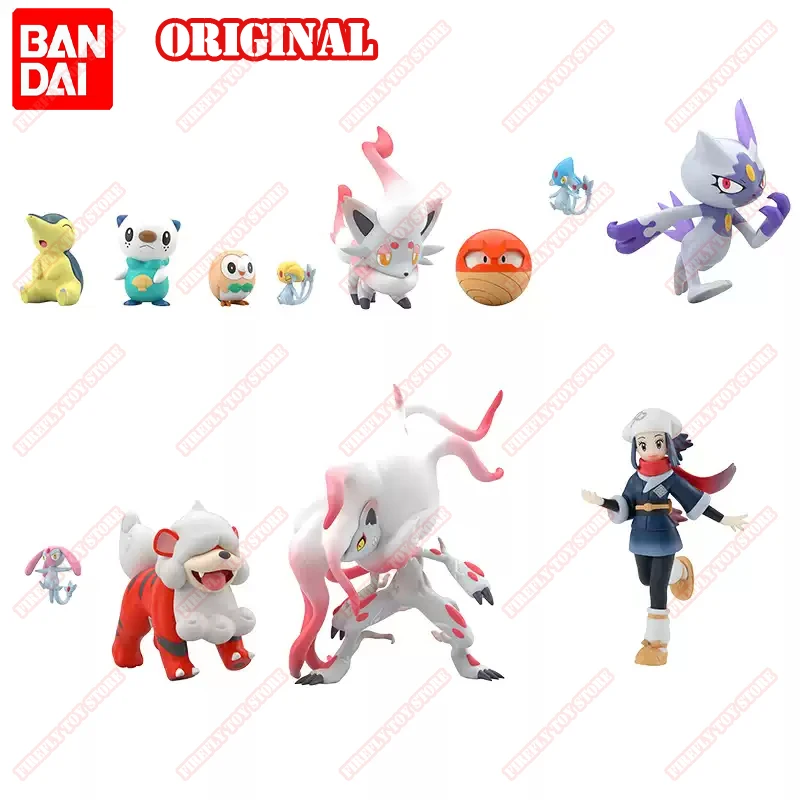 bandai-original-pokemon-brinquedos-perifericos-de-animacao-scale-world-colecao-de-figuras-de-acao-de-anime-da-regiao-de-hisui-zorua