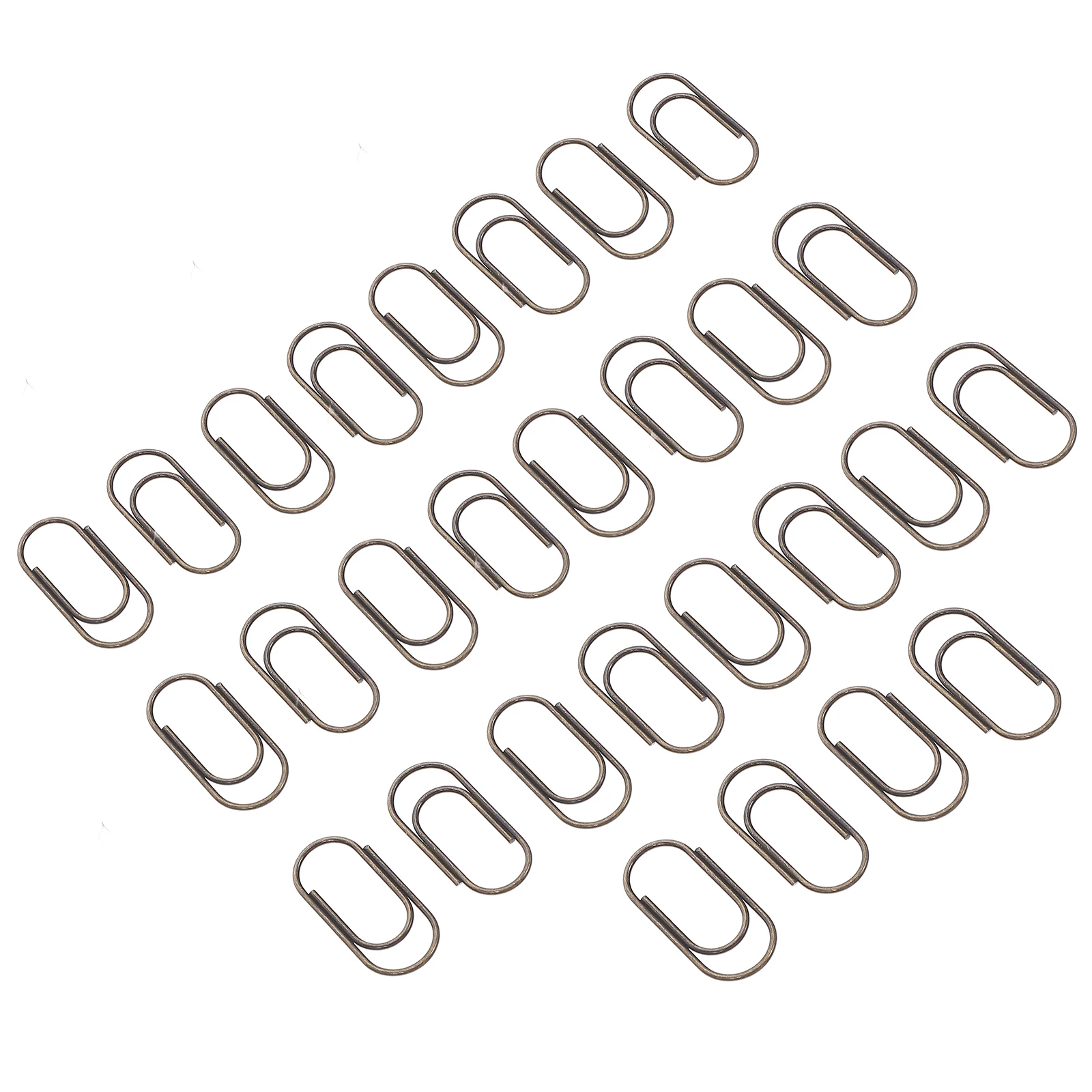 

200Pcs Rustic Planner Clips Miniature Metal Stationery Accessories 15mm Small Cute Paper Fasteners for Organizing Documents
