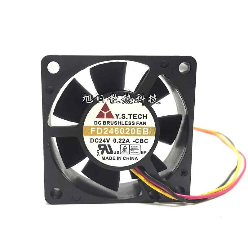New for YS Wonsan FD246020EB DC 24V 0.22A 6020 6cm Inverter Cooling Fan