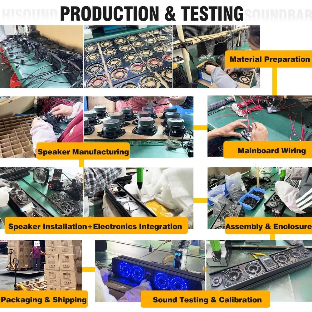 26 "6 مكبر صوت IP65 ATV UTV Sound bar AUX Bt LED صوت السيارة على الطرق الوعرة لسيارات الجولف وعربات المشاهدة معالم المدينة