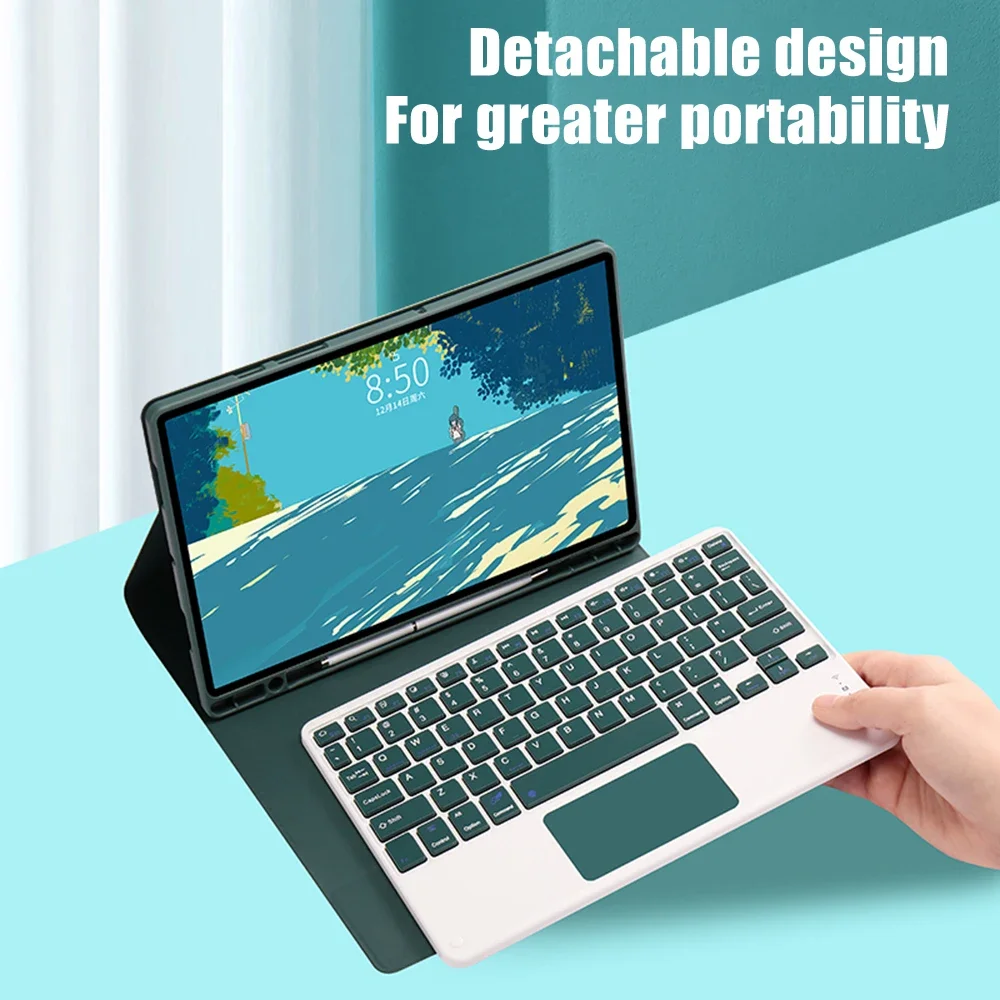 For Samsung Galaxy Tab S10 Fe+ Case SM-X620 SM-X626b 13.1 Inch 2025 Bluetooth Keyboard Cover Funda