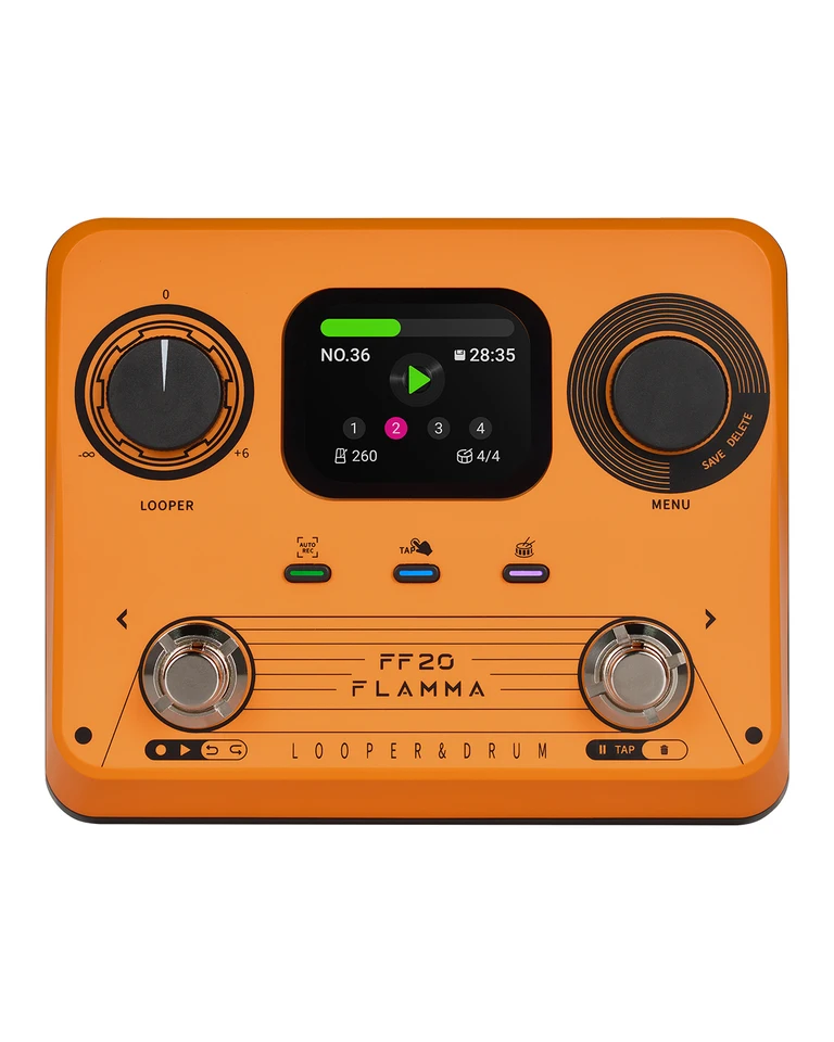 FLAMMA FF20 ギタールーパー ドラムマシン エフェクトペダル 300分