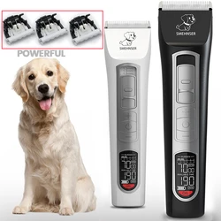 Professional Dog Clippers High Power Dog Hair Cutter Low Noise Pet Trimmer Grooming Clippers with Guard Combs for Animals