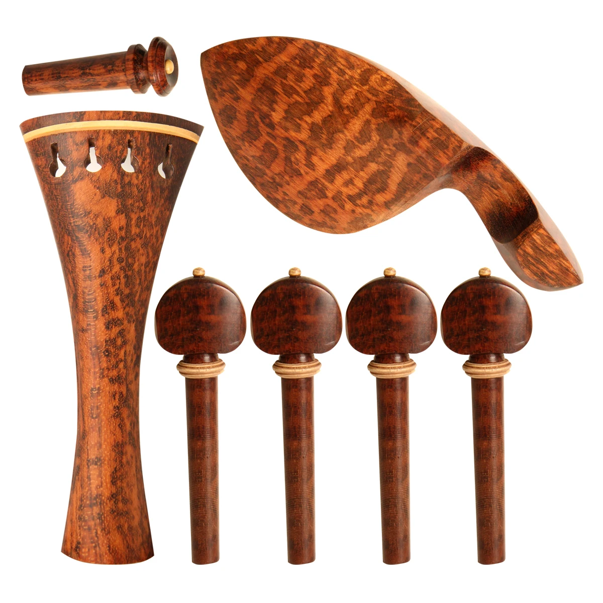 

Viola Part Viola peg Viola tailpiece Viola tuning pegs polished high-grade Rose wood Viola accessories