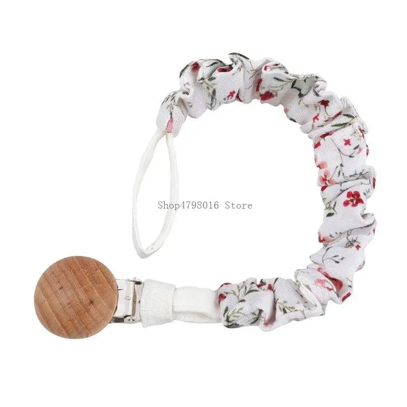 

Beech Pacifier Chain For Newborn Teething Soother Chew Dummy Clips Hand Made