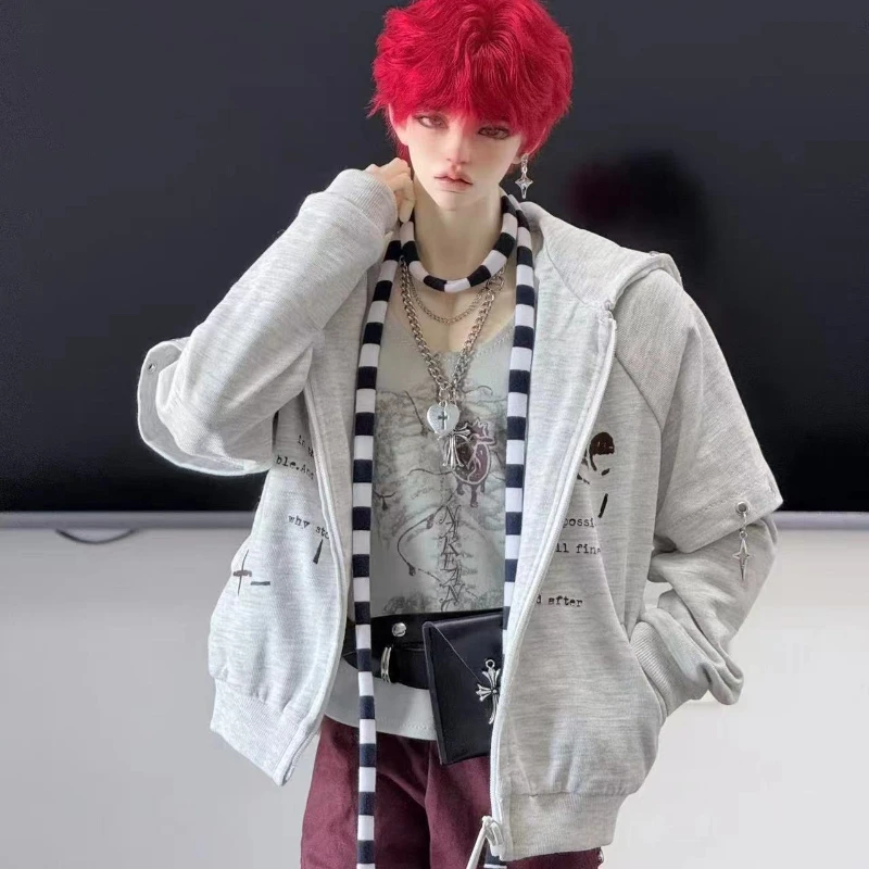 Novo chegou 1/4 roupas de boneca terno para 45cm bjd boneca bonito vestir-se jogar casa menina brinquedos moda boneca acessórios, sem boneca