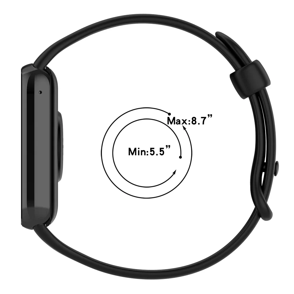 لساعة Xiaomi Band 9pro 8pro Redmi Watch 4 حزام ساعة بإبزيم ملون على شكل فراشة مطاطية بديلة لسوار المعصم من مادة TPU الرياضية
