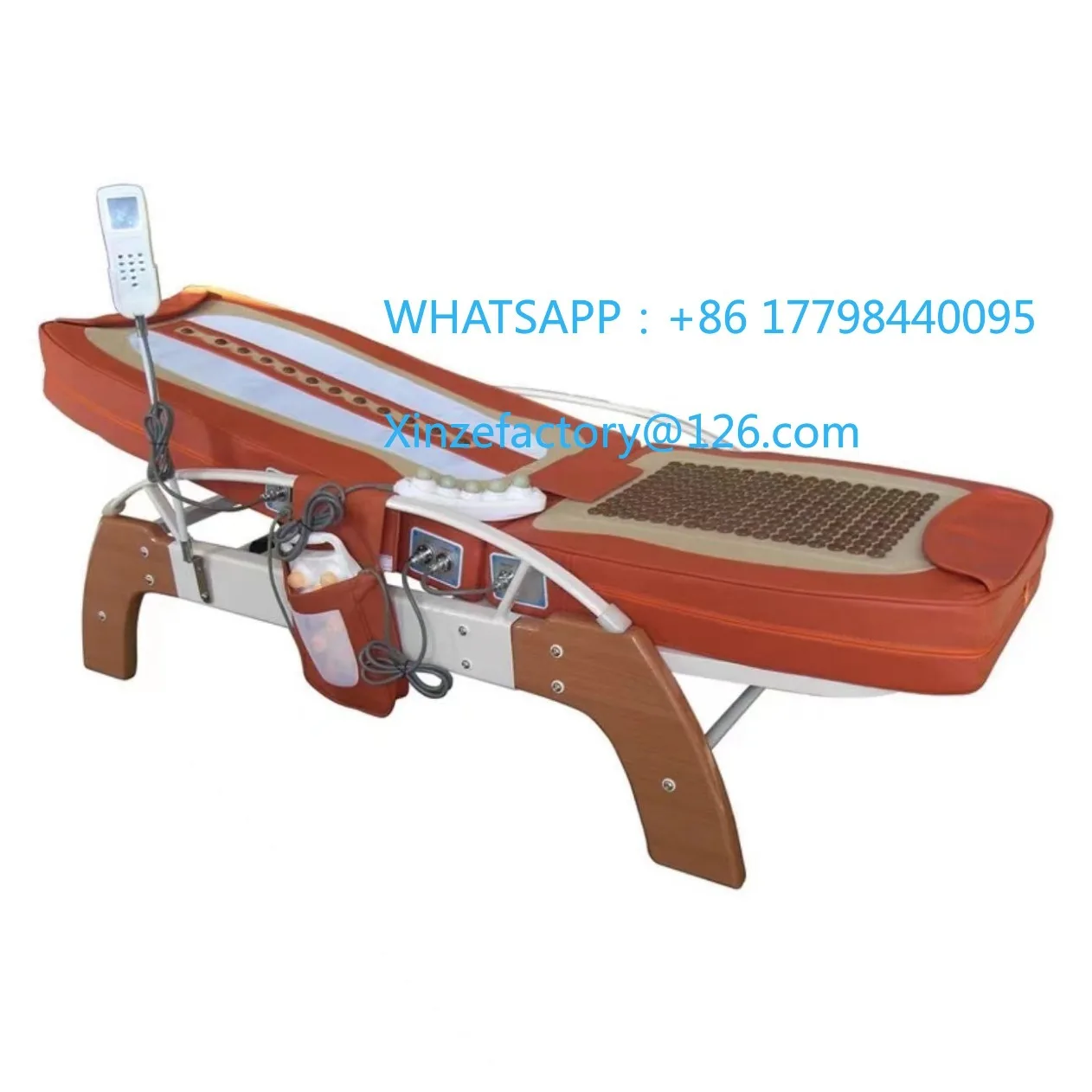 

Настраиваемая английская экспортная теплая нефритовая массажная кровать Нефритовый нагрев Электрическая массажная кровать Массажная кровать