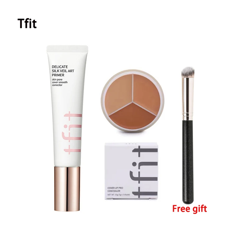 

TFIT Makeup Base Face Primer Concealer Invisible Pore Light Oil-Free Skin Pore Cover Smooth Corrector Foundation Korea Cosmetic