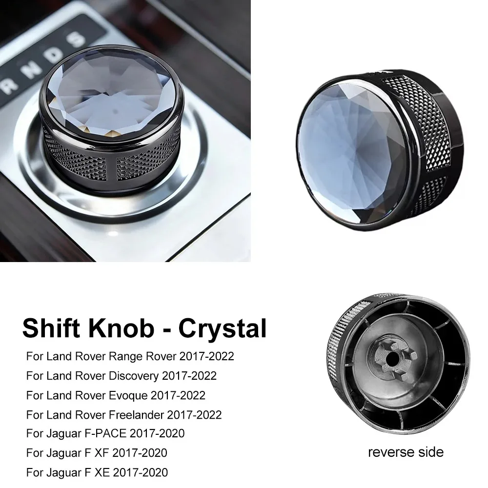 For Range Rover Vogue Evoque Velar SV 2013-2022 Crystal Gear Shift Knob Gear Shifter Cap Repalcement for Land Rover Discovery